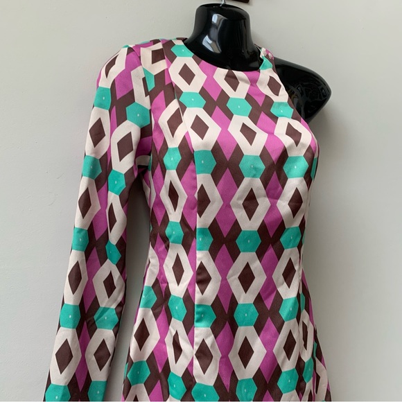 Zara one sleeve mini dress size xs new - Picture 11 of 14